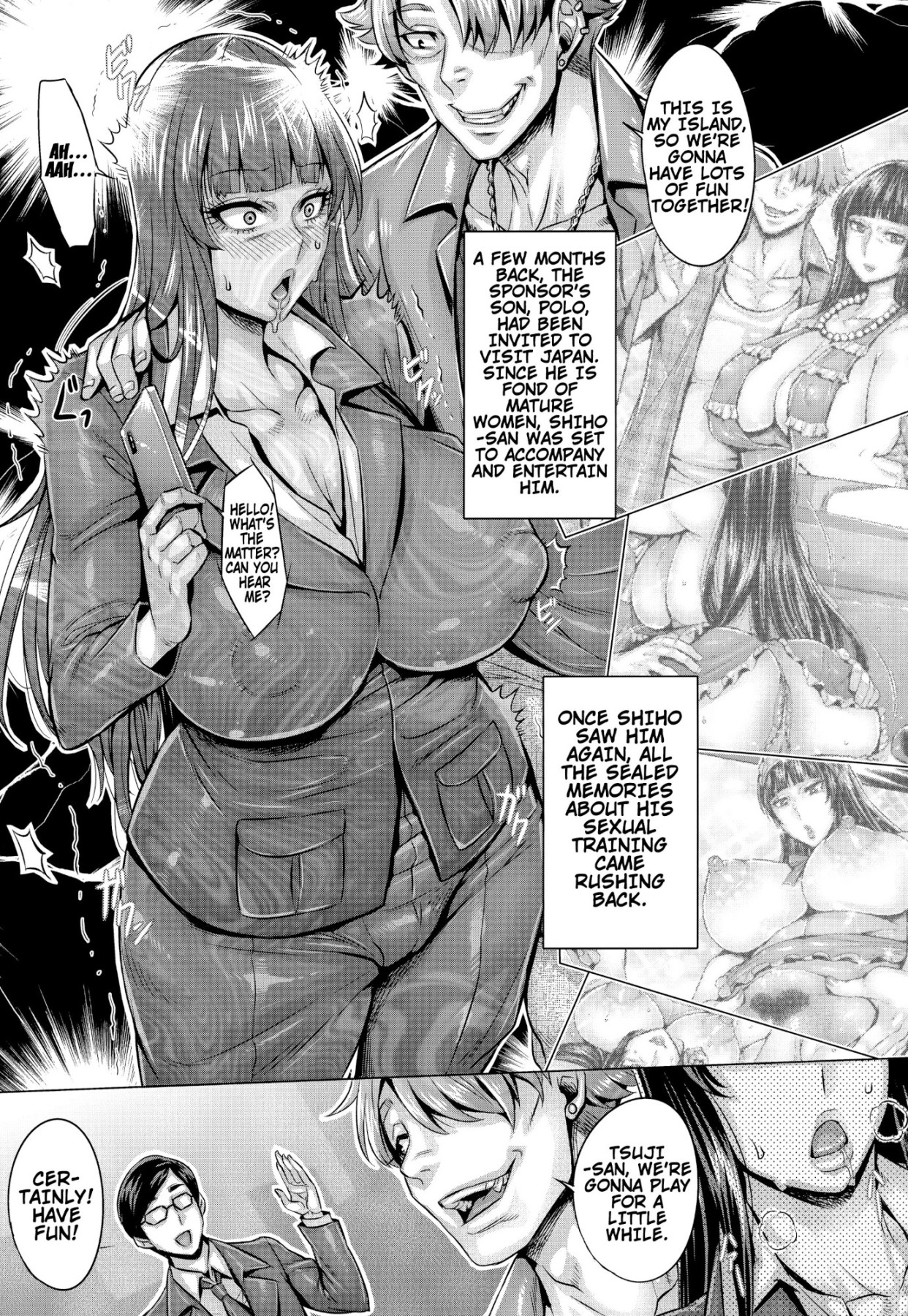 Hentai Manga Comic-Records Of The Perverted Fall Of The Forced Mind Controlled Family Head-Read-5